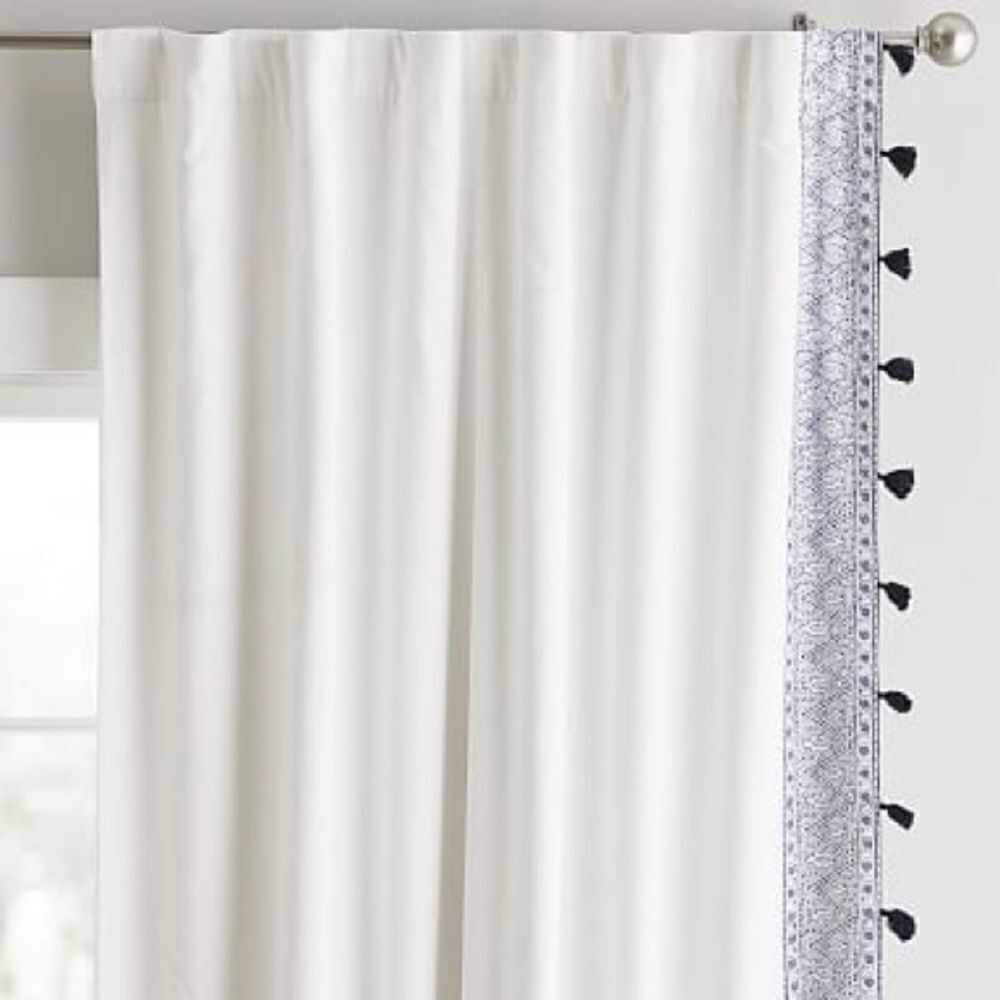 Pottery Barn Teen Anjolie Tassel Blackout Drape